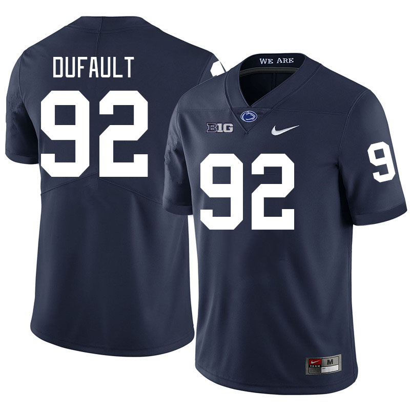 Men #92 Andrew Dufault Penn State Nittany Lions College Football Jerseys Stitched-Navy